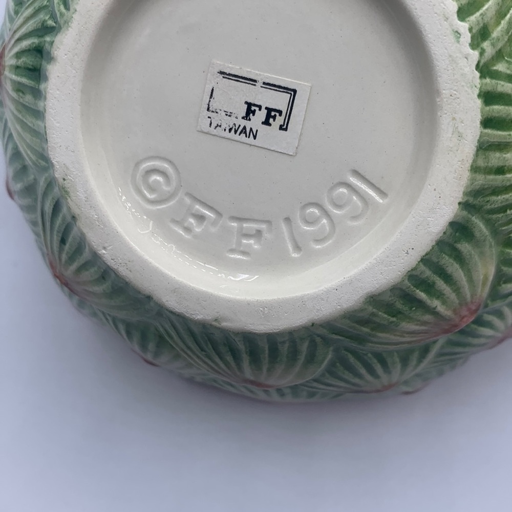 Vintage Fitz & Floyd Artichoke Plate & Bowl - Picture 8 of 8